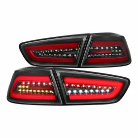 LT-EVO08BKLED-TM SPEC-D TUNING Jet Led Tube Tail Lights Lamp