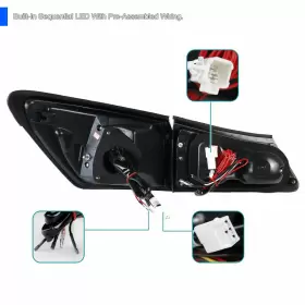 LT-IS25006BKLED-TM SPEC-D TUNING Jet Isf Led Tube Tail Lights #3