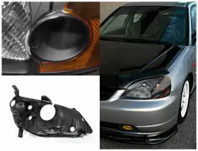 TN-2LFLH-CV01JMAM-RS SPEC-D TUNING Crystal Headlights Bumper #2