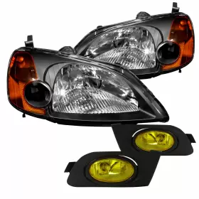 TN-2LFLH-CV01JMAM-RS SPEC-D TUNING Crystal Headlights Bumper