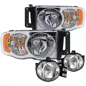 TN-2LFLH-RAM02-RS SPEC-D TUNING Crystal Headlights Bumper Fog