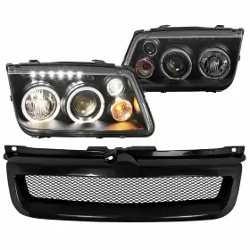 TN-HGLHP-JET99J-RS SPEC-D TUNING Halo Projector Headlights Vw