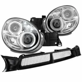 TN-HGLHP-WRX02-TM SPEC-D TUNING Halo Led Projector Headlights