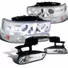 TN-LF2LBLHP-SIV99C-RS SPEC-D TUNING Led Halo Projector Bumper