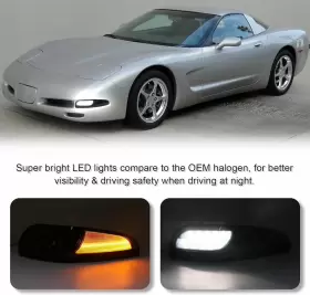 TT222202 TOPTUNING Led Drl Sequential Front Turn Signal Light #3