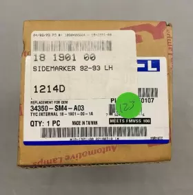18-1901-00 TYC Lh Sidemarker Light Honda Accord