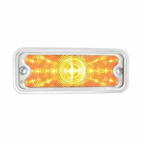 110965 UNITED PACIFIC Front Parking Light Housing Amber Led #2