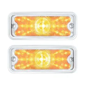 111109 UNITED PACIFIC Parking Light Front Amber Led Lens Ds