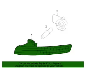 1C0-953-042-R VOLKSWAGEN Lamp Park #2