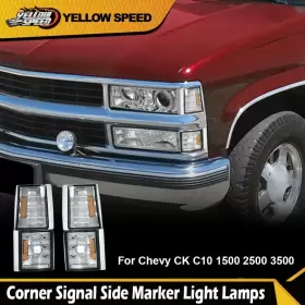 02HLA4515CSM YELLOWSPEED Ck Amber Corner Signal Marker Lamps #2