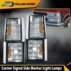 02HLA4515CSM YELLOWSPEED Ck Amber Corner Signal Marker Lamps