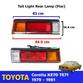 BDP001371 ZOPARTS Tail Lights Rear Lamp Dx Toyota Corolla