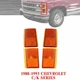 Side Marker Lights + Reflectors Kit For 1988-1993 Chevrolet C/K Series Truck