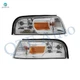 Pair 2 Front Left-Right Headlights Assembly For 2006-2011 Mercury Grand Marquis