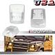 Clear Chrome Front Signal Light Cover For 1980-18 Mercedes Benz G W460 W461 W463
