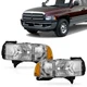 For 1999-2002 Dodge Ram 1500 2500 3500 Pair Headlight Left & Right