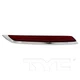 TYC CAPA Right Passenger Side Reflector Assembly for Acura TLX 2015-2020 Models