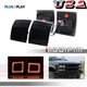 4PC For 94-98 Chevy C/K 1500 2500 3500 Smoke LED Corner Light Side Marker Lights