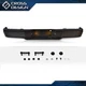 Complete Rear Steel Bumper Fit For 09-14 Ford F150 Truck Black w/o sensor holes
