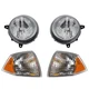 Headlight Set Halogen For 2007-2010 Jeep Compass