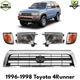 Front Grille Assembly Chrome & Black & Headlights For 1996-1998 Toyota 4Runner