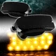 SMOKE LENS AMBER LED FRONT BUMPER TURN SIGNAL LIGHTS FIT 99-01 SUBARU IMPREZA RS