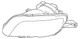Genuine Volvo Parking Light Assembly 31410321 Genuine Volvo Parking Light Assembly 31410321