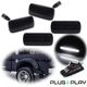 [Front+Rear] White LED Smoke Fender Side Marker Light For 10-18 RAM Double Wheel