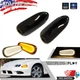 For 94-98 Mitsubishi 3000GT Smoke Switchback LED Front Bumper Turn Signal Lights