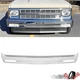 Chrome Front Bumper Face Bar For Chevy S10 BLAZER Pickup For GMC S15 Jimmy 82-93