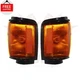 New Front Corner Light with black trim Set of 2 Fits 1984-1986 Toyota Pickup