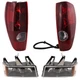Headlight Driving Head light Headlamp Driver & Passenger Side for Chevy Canyon Headlight Driving Head light Headlamp Driver & Passenger Side for Chevy Canyon