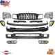 Fits 2001-2004 Toyota Tacoma 2WD Front Bumper Valance Grille Headlights Kit 12PC