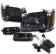 FOR 01-04 TOYOTA TACOMA PICKUP SMOKE HEADLIGHTS W/CORNER+BUMPER+50W 8K HID KIT FOR 01-04 TOYOTA TACOMA PICKUP SMOKE HEADLIGHTS W/CORNER+BUMPER+50W 8K HID KIT