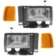 Headlight Kit For 1989-1992 Ford Ranger LH RH 91-94 Explorer Clear Lens Halogen