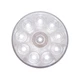 United Pacific 38828B Auxiliary/Utility Light, 10 LED, 4", White LED/Clear Lens