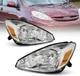 For Toyota Sienna CE/LE/XLE 2004-2005 Headlights Assembly Pair Chrome Housing