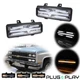 Clear Lens LED Front Turn Signal Lights Kit For Chevy GMC Van Jimmy Pickup Truck