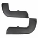 For Toyota Tacoma 2016-2023 Black Rear Bumper End Cap Set W/o Sensor Hole