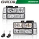 Headlights For 1994-1998 GMC C10 C/K 1500 2500 3500 w/ Bumper Lamp