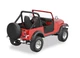 Bestop 53027-01 Lower Soft Door Kit Black Lower Fabric Half-Door Set For CJ5