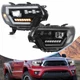 VLAND For Toyota Tacoma 2012-15 LED Projector Headlights Dynamic DRL Left&Right