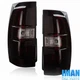 2PCS Smork Tail Lights Brake Lamps W/Bulbs For Tahoe 1500 Suburban 2500 2007-14