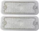 75-80 Chevy/GMC C10 Truck Front Clear Turn Signal Light Park Lamp Lens Set