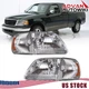 For 1997-2003 Ford F150 Expedition Chrome Clear Headlights Front Lamps LH+RH