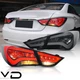 VLAND Smoke Taillight For Hyundai Sonata Sedan 2011-2014 LED Brake Lamp Rear Set