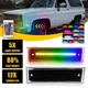 Front RGB LED Fender Side Marker Light Lamp For GMC Jimmy Suburban 915557 915558