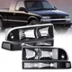 For 1998-2004 Chevy s10 Blazer Headlights Headlamps Assembly Front Left + Right