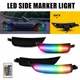 4X High Quality RGB LED Side Marker Light For Mazda Miata MX5 16-22 NA1J-51-5F0B
