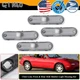 4PCS Clear Front & Rear Side Marker Light Housing For 1990-2005 Mazda Miata MX-5